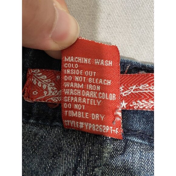 Cos Jeans bootcut medium wash vintage look Women’s Size 12P - Picture 7 of 8